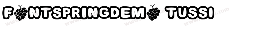 FONTSPRINGDEMO Tussi字体转换